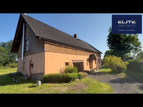 Video Stylový venkovský dům s terasou, rozlehlým pozemkem a možností rozšíření – Bulovka