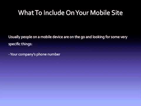 3 The 3 Most Important Information to Include In Your Mobile Website