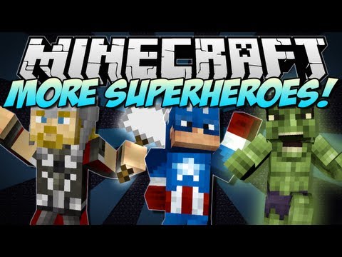 Download MP3/Video Minecraft | MORE SUPERHEROES! (Thor, Hulk, Captain ...