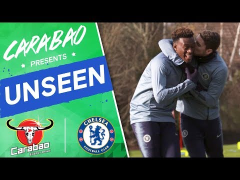 Video: #Jorginho's Hilarious Kiss On #Hudson-Odoi, Cup Final Prep I Chelsea Unseen