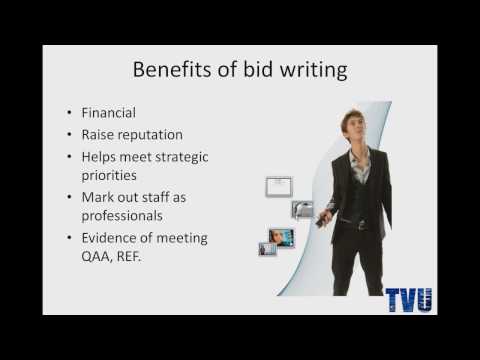 how to bid write