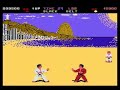 the atari world karate championship played with black belt opponent
