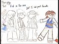somethin's fishy here... didn't i already post this vid? x3 obviously, here's a remake of my terribly-organized first attempt to pay my respects to the greatest harvest moon guy of all time, ray. ^^ he's quite a catch, eh? =p (sorry, i need to fit in every single possible fishing pun that i missed in the song!) it's still not even close to perfect, but at least improved; much easier on the eyes than the first.

okay. wow. apparently my drawings have gone through several... stages. some are outright bad. some are okay but obviously rushed. 1:33 is how i draw now and the style i plan to stick with. the wannabe-anime eyes i used to draw on everybody just don't work for people like ray, so i'm deciding to develop a very, very simplified face with a cute and at least semi-proportional body, unlike a couple of those originals... xd dang. save the final chorus, all the pictures are the exact same ones used in the original video. bet you couldn't even tell how horribly sloppy they were before. it was subconsciously sneaky of myself, i must say, to have filmed it that way so you only see the basic outline of everything and not how lame it looks. what is with those tiny shoes and freaky head shapes, man? i dunno. now i like to draw big ol' clunky shoes and a certain curve to the head. and as for that final chorus, they're pics recycled from my 100 themes, plus 1:33 which i drew quite recently (and took a heck of a lot of time coloring) and which is the only one i consider to look decent. x_x well, i mean, the more i peek at it the more okay everything looks (not wonderful, just okay, because it's so, i dunno, plain... white background and all...), probably because i worked so hard making all the lines visible because even the scans came out light and unclear, so at the end of it all, i hope it's all acceptably nice to watch. =d


song retains all its original lyrics, and here they are:

i bet you weren't even trying
when you cast out your -lure-
just being yourself sent bait flying
i took that -bait- for sure
being caught up in love's like being -caught up in a net-
but it's as lucky as anyone can ever hope to get

