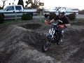 pit bike riding