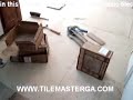 From A to Z Kitchen floor remodeling - tile installation Atlanta