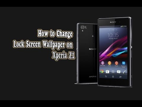 how to set wallpaper on sony xperia s