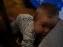 Elias tittar p� giraff