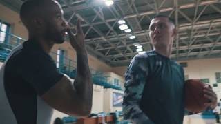 Training before the match with «Tsmoki-Minsk»