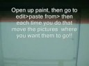 How to make a background on paint