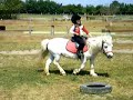 Lucie passe son premier examen à poney Lucie passe son premier examen à poney