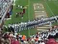 Hokies entrance vs furman/whiteout day at lane stadium