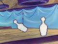 fred flintstone defeats house champion blowhard sandstone (with help from an invisible barney rubble)