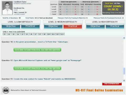 how to download mscit free exam demo