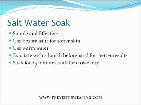 how to treat sweaty feet
