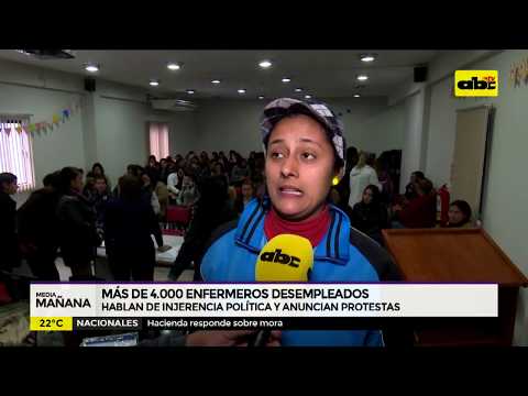 4000 enfermeros desempleados anuncian movilizaciones