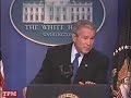 President Bush WH Press Conference
