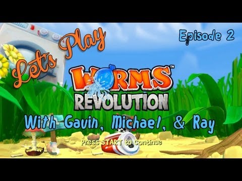 worms - Michael, Gavin, and Ray are back on the battlefield with more rope-swinging, rocket launching, team killing action in Worms Revolution for the Xbox Live Arca...