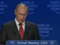 В.Путин.Выступление в Давосе.28.01.09.Part 1