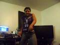 Shaun doing the Stanky Legg