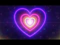Download Neon Lights Love Heart Tunnel And Romantic Abstract Glowicles 4k Moving Wallpaper Background Mp3 Song
