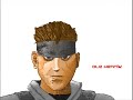 Solid Snake in MS Paint