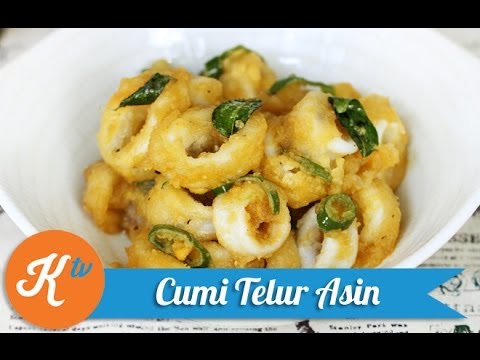 Resep Cumi Goreng Telur Asin Yuda Bustara (Golden Squid Recipe Video)