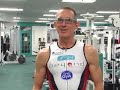 Triathlete in training