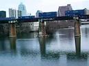 NB UPRR Crossing the River @ Austin TX