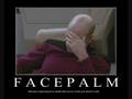 Rickroll'd facepalm