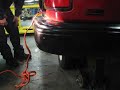 Car lifting up
