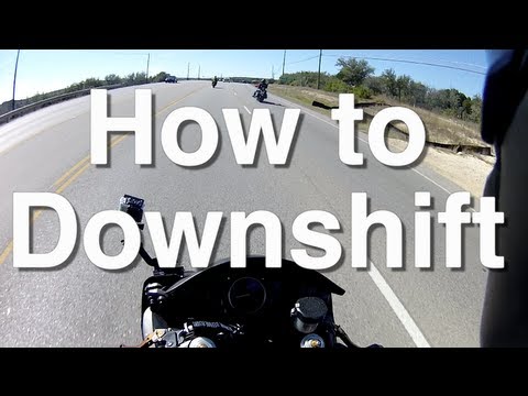 how to properly downshift