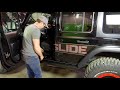 Rock-Slide Engineering Gen II Step Sliders (Part Number: BD-SS-200-JL4) Rock-Slide Engineering Gen II Step Sliders - JL 4dr