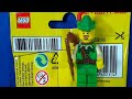 These are the barcodes for the minifig collection series 1# Hope this helps you complete your collection. Europe and the USA have different codes. You really only have to remember the last few bars. music pascal SER'JACOBS