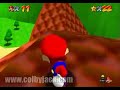 Mario 64 different way to jump onto the castle roof
