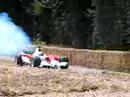 Goodwood - Toyota F1 burning rubber