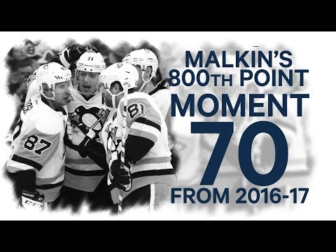 Video: No. 70/100: Malkin scores for 800th career point