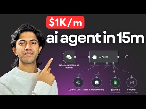 How I’d Teach a Beginner to Build AI Agents (No Code, n8n)