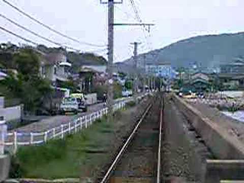 高松琴平電気鉄道志度線 原駅付近の海岸 Part01