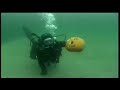 Underwater Jack-O-Lantern Carving