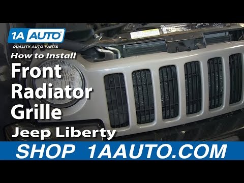 How To Install Replace Front Radiator Grille 2002-04 Jeep Liberty