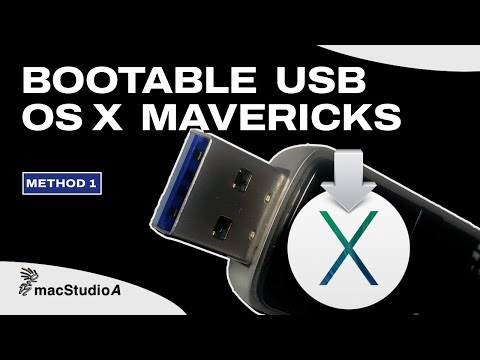 How To Create a Mac OS X Mavericks USB Boot Disk : Method 1