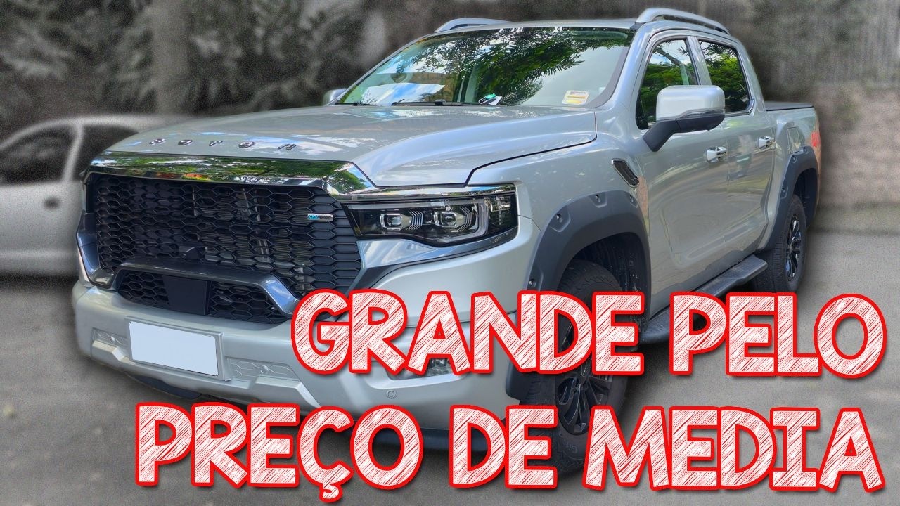 UM BANHO EM TECNOLOGIA E BOM ACABAMENTO NAS PICKUPS TRADICIONAIS! Avaliação Foton Tunland V9