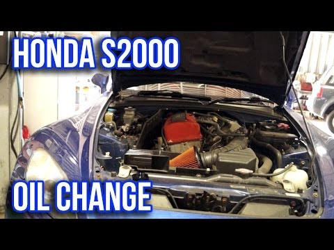how to change oil civic type r