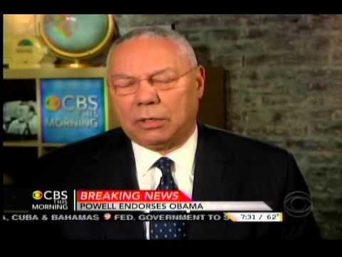 Colin Powell Endorses President Obama