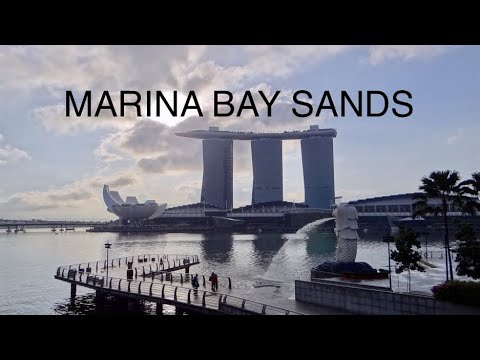 Marina Bay Sands - Deluxe Room & swimming pool HD