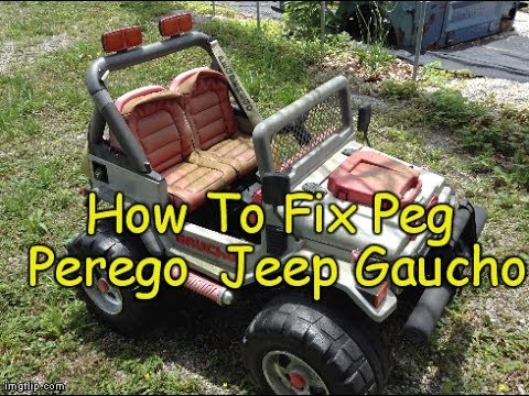 How To Fix Peg Perego Power Wheel Jeep Gaucho – Peg Perego Repair Parts