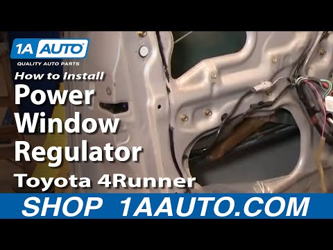 How to Install Replace Power Window Regulator Toyota 4Runner 96-02 1AAuto.com