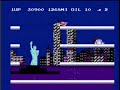 honestgamers.com demonstrates a graceless completeion of the first level of the arcade classic's nes port. there's a narrow escape or two, and a run-in with a cop car that doesn't go right at all!