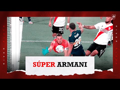 Las atajadas de Armani en el Superclásico 