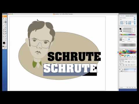 how to draw dwight schrute